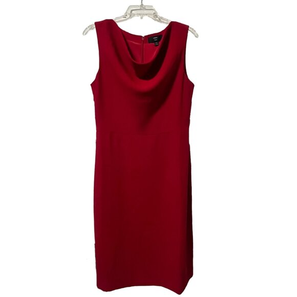 J. Crew 365 Red Cocktail Dress, Size 10 Tall - Picture 3 of 14